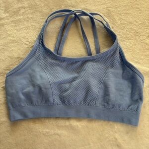 Zella Sports Bra Blue Hydrangea Size XL (14/16) NWT